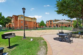 Sand volleyball court